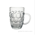 550ml Beer Glass With Handle Beer Glass With Handle Dimpled Beer Stein Mug Manufactory